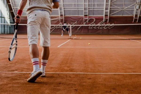tennis doubles match